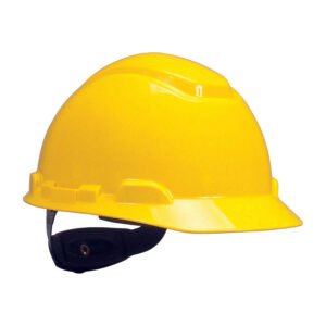 Casco de Seguridad Industrial Amarillo con Arnés de Suspensión