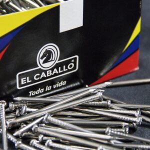 Puntillas con Cabeza Galvanizadas EL CABALLO - Caja
